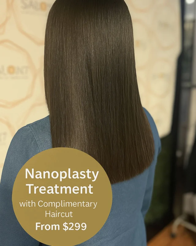 ✨ Transform your hair with our Nanoplasty Treatment ❤️
Enjoy silky smooth, frizz-free hair with long-lasting shine — plus get a Complimentary Haircut for that perfect finish!  For  appointments call us today @Westfield  store ☎️ 03 5229 2169, @armstrong creek store ☎️ 03 5264 1942.
